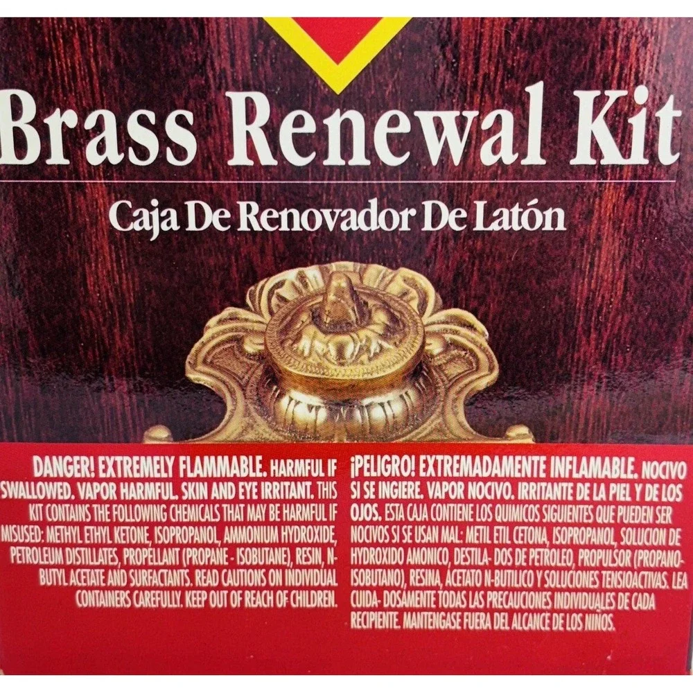 Gillespie Brass Renewal Kit Cleans Copper‎ & Bronze Cleaner New Old Stock